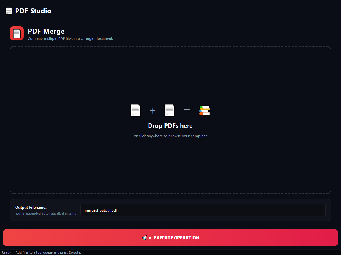 PDF Merge running in BulkPro on Windows