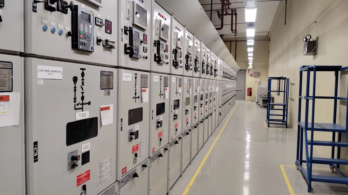 ATS ve dağıtım switchgear sahası